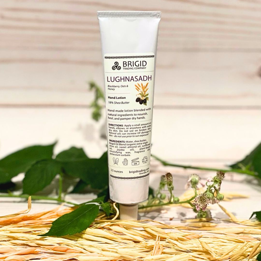 Lughnasadh Natural Hand Lotion - Blackberries, Oats, and Honey — view 2
