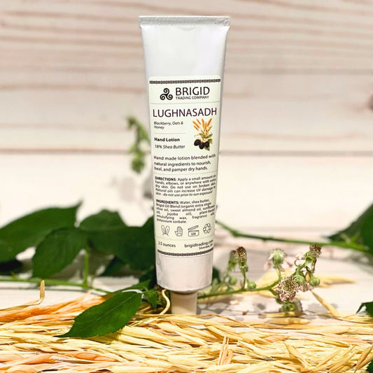 Lughnasadh Natural Hand Lotion - Blackberries, Oats, and Honey