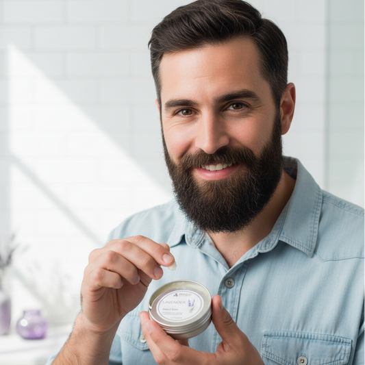Lavender Natural Beard Balm for Men