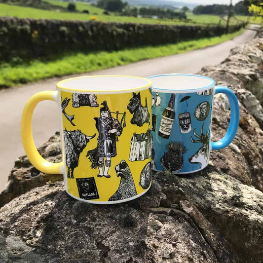 Colorful Scottish Icons Mug