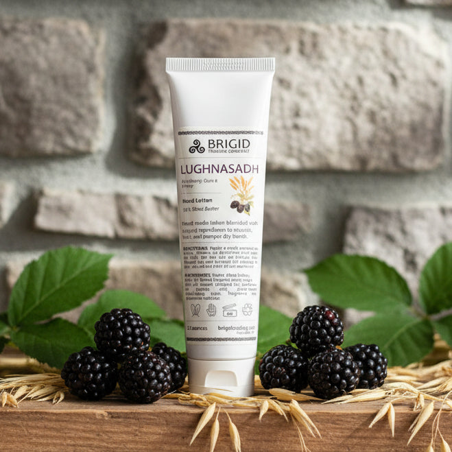 Lughnasadh Natural Hand Lotion - Blackberries, Oats, and Honey