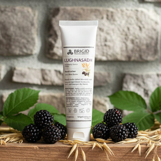Lughnasadh Natural Hand Lotion - Blackberries, Oats, and Honey