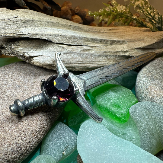 Warrior Crystal Kilt Pin — view 2