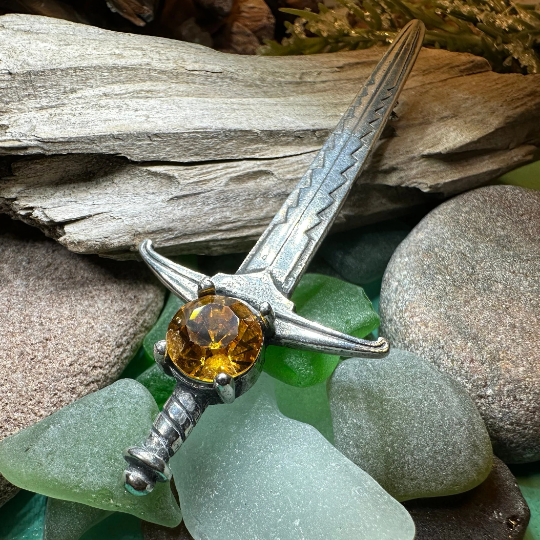 Warrior Crystal Kilt Pin — view 4