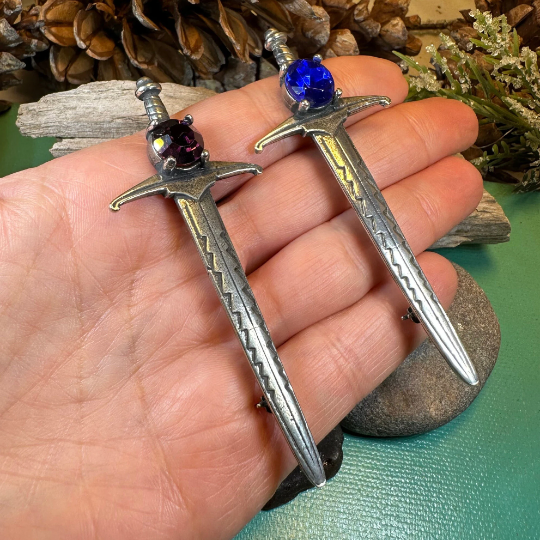 Warrior Crystal Kilt Pin — view 5