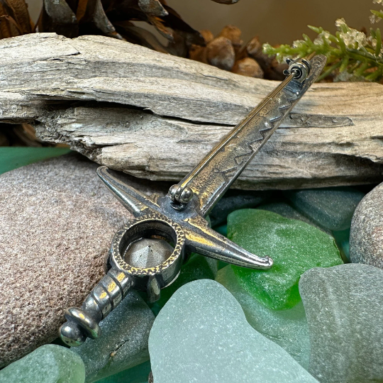Warrior Crystal Kilt Pin — view 7