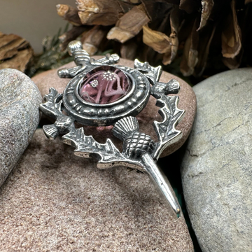 Scottish Thistle Sword Kilt Pin - Handmade in Scotland — view 11