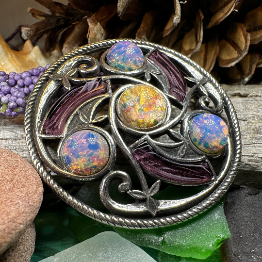 Eveningtide Celtic Knot Brooch — view 6