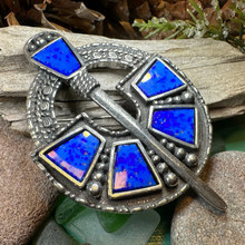 Load image into Gallery viewer, Midnight Celtic Brooch
