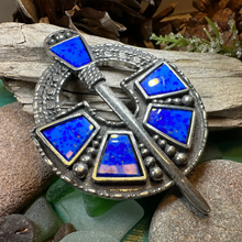 Load image into Gallery viewer, Midnight Celtic Brooch
