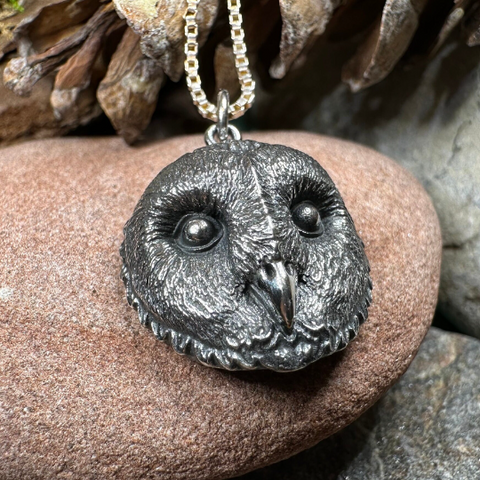 Load image into Gallery viewer, Moonswept Owl Necklace
