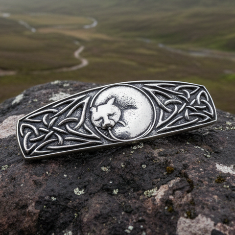 Load image into Gallery viewer, Celtic Cat Hair Clip for Women
