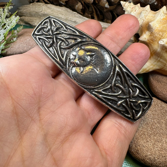 Celtic Cat Hair Clip for Women