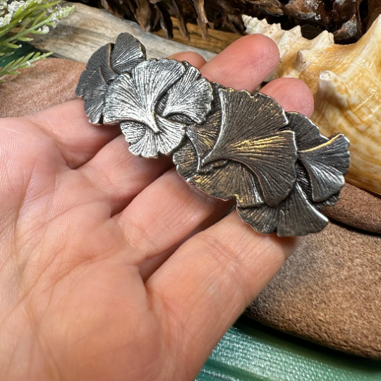Gingko Leaf Hair Clip for Women