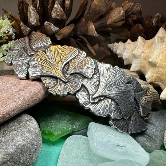 Gingko Leaf Hair Clip for Women — view 9