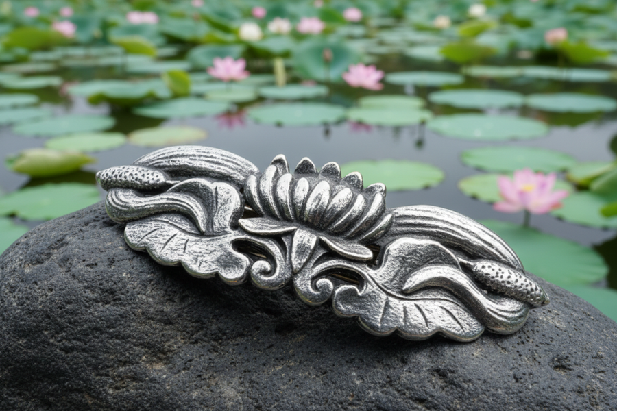 Lotus Flower Hair Clip for Women