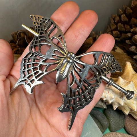 Load image into Gallery viewer, Victorian Butterfly Hair Slide for Women
