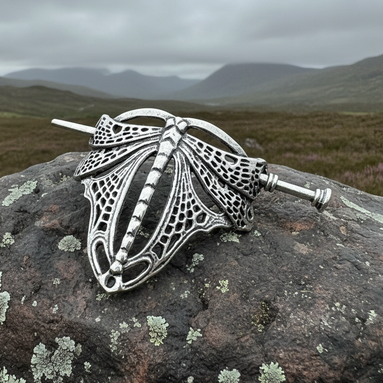 Victorian Dragonfly Hair Slide for Women