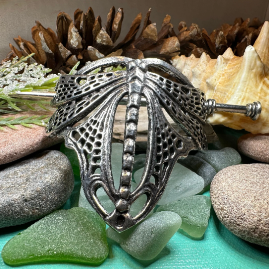 Victorian Dragonfly Hair Slide for Women — view 10