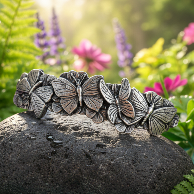 Butterfly Fields Hair Clip for Women