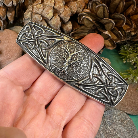 Load image into Gallery viewer, Celtic Tree of Life Hair Clip for Women
