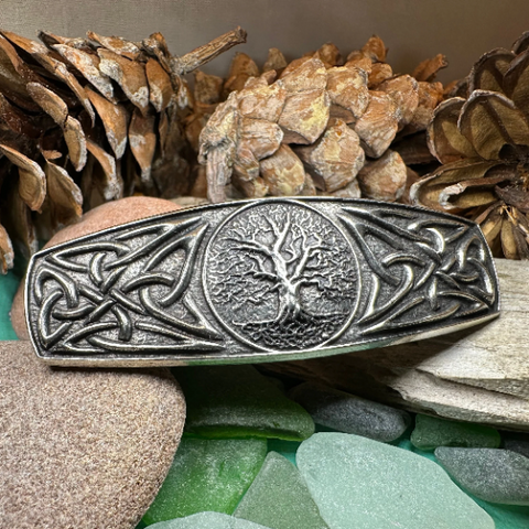Load image into Gallery viewer, Celtic Tree of Life Hair Clip for Women

