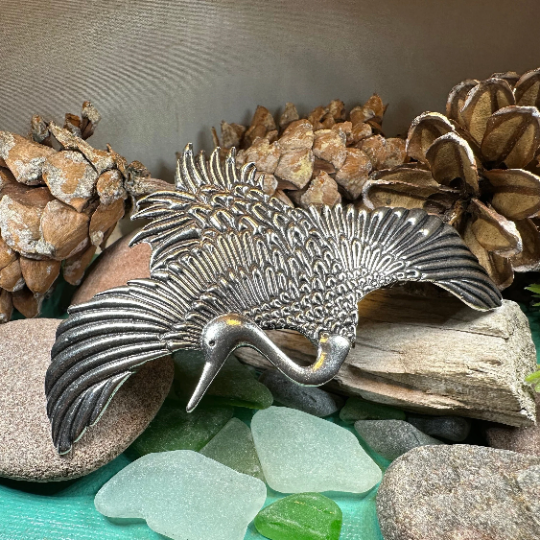 Crane of Happiness Hair Clip for Women
