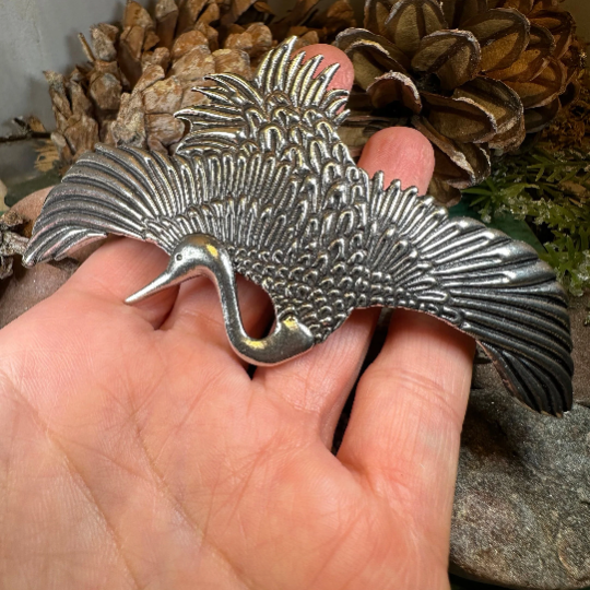 Crane of Happiness Hair Clip for Women