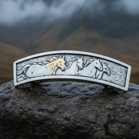 Load image into Gallery viewer, Horses Hair Clip for Women
