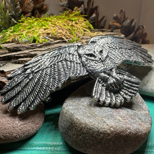 Realistic Owl Hair Clip for Women