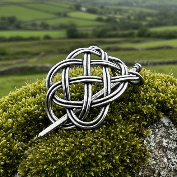 Cora Celtic Knot Hair Slide for Women