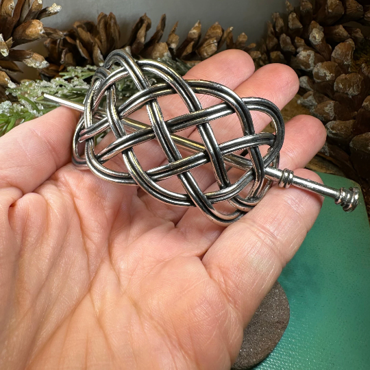 Cora Celtic Knot Hair Slide for Women