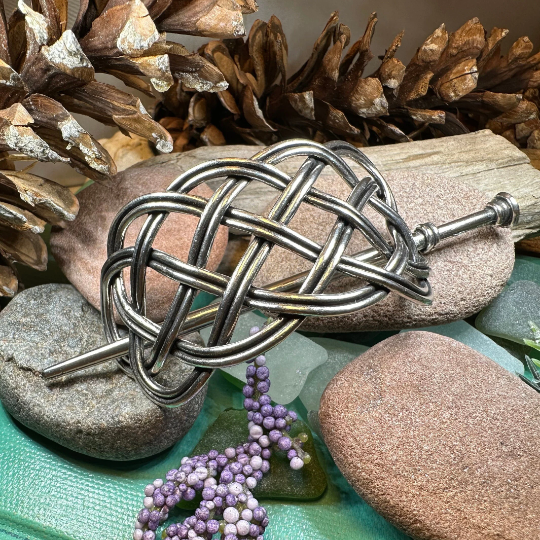 Cora Celtic Knot Hair Slide for Women — view 6