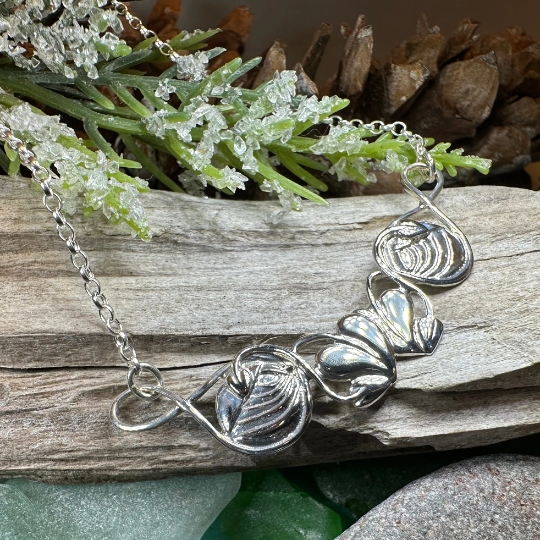Mackintosh Leaves Necklace - Made in Scotland — view 7