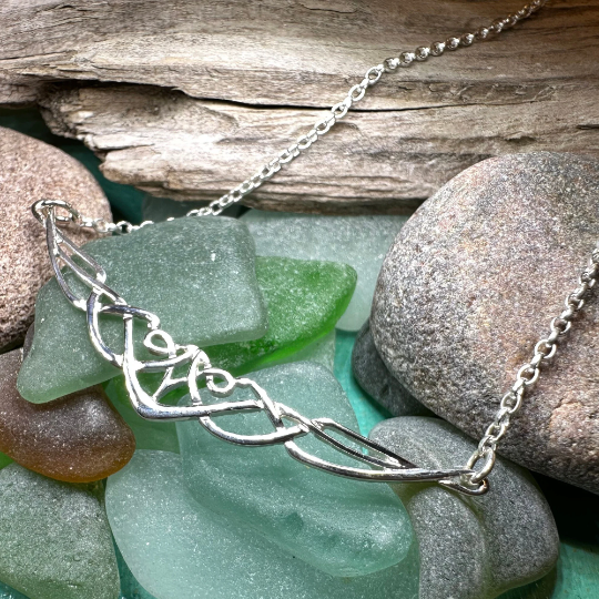 Natina Celtic Knot Necklace - Made in Scotland — view 8