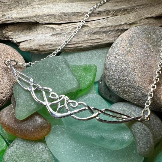 Natina Celtic Knot Necklace - Made in Scotland — view 3