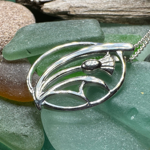Gael Scottish Thistle Necklace