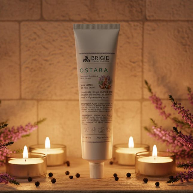 Ostara Natural Hand Lotion - Heather, Rosemary, and Black Pepper