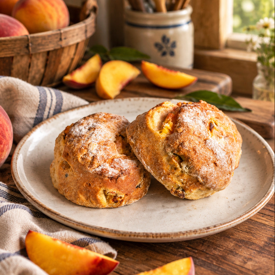 Orchard Peach Cream Scones