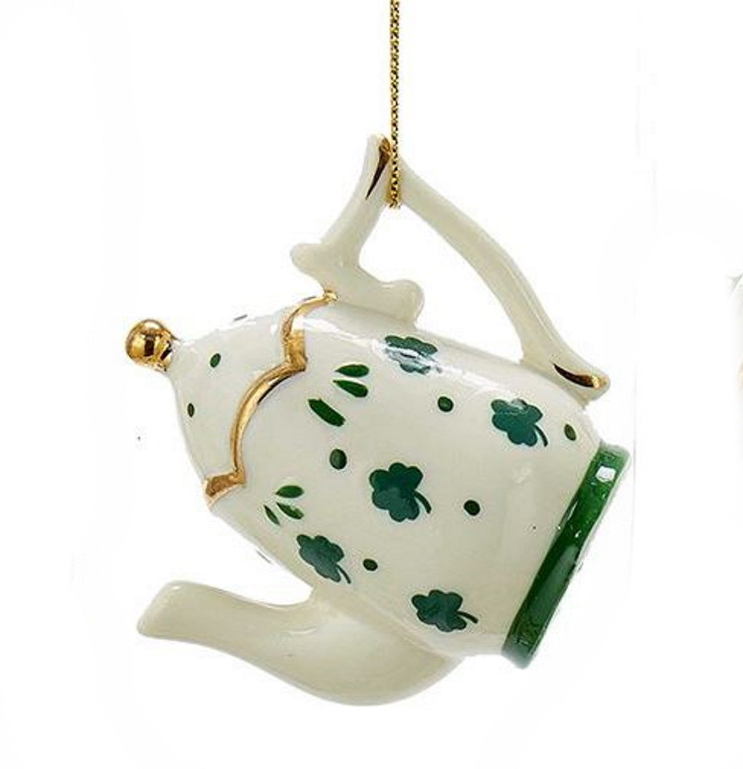 Porcelain Irish Tea Ornament - by Kurt Adler