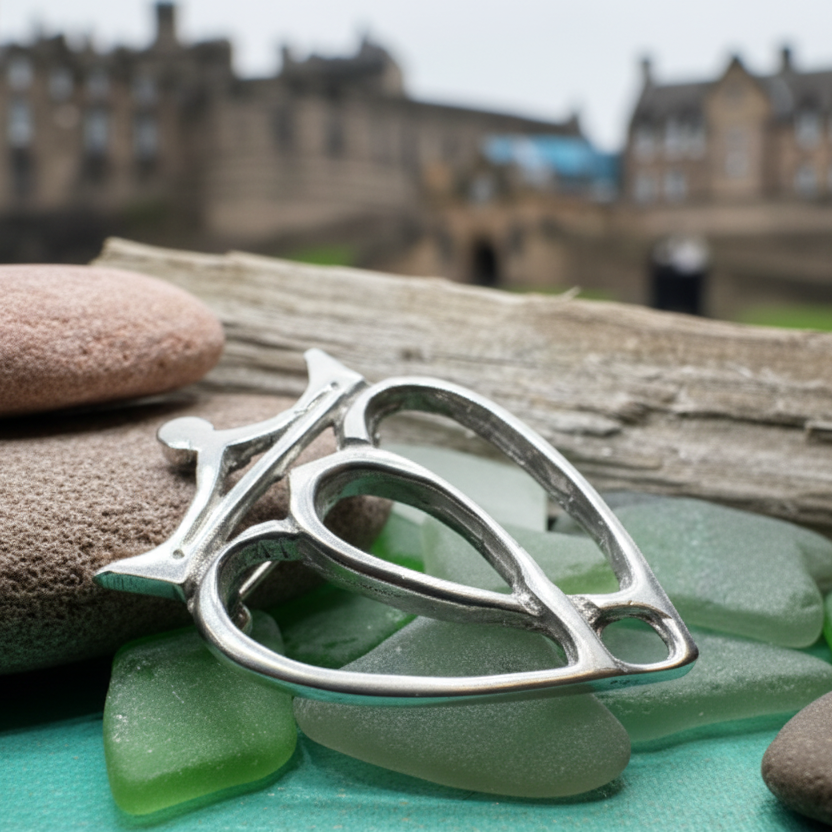 Jocasta Luckenbooth Brooch - Handmade in Scotland – Celtic Crystal