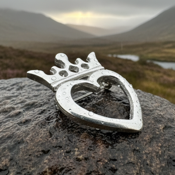 Royal Mile Luckenbooth Brooch - Handmade in Scotland — view 4