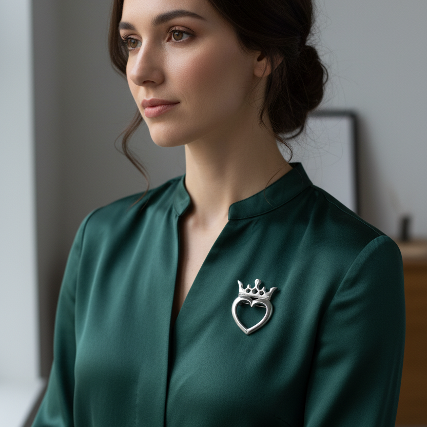 Royal Mile Luckenbooth Brooch - Handmade in Scotland — view 2