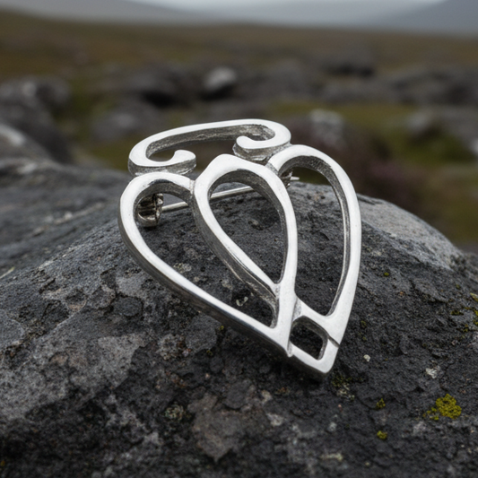 Claire Luckenbooth Brooch - Handmade in Scotland