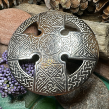 Load image into Gallery viewer, Bold Celtic Cross Brooch
