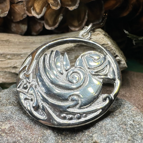 Celtic Puffin Necklace - Handmade in Scotland — view 4