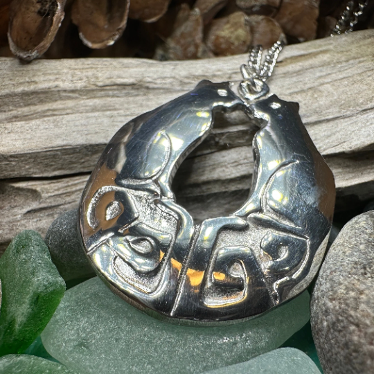Celtic Cats Necklace - Handmade in Scotland — view 9