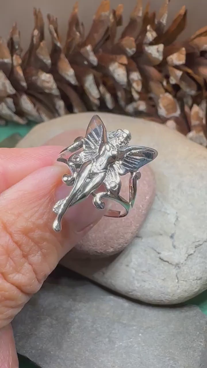 Belle Epoque Fairy Ring - Sterling Silver – Celtic Crystal Design