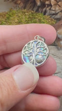 Load and play video in Gallery viewer, Tree of Life Necklace, Celtic Jewelry, Irish Jewelry, Tree Jewelry, Yoga Jewelry, Anniversary Gift, Graduation Gift, Scotland Jewelry
