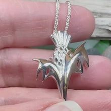 Load and play video in Gallery viewer, Vyolet Scottish Thistle Necklace
